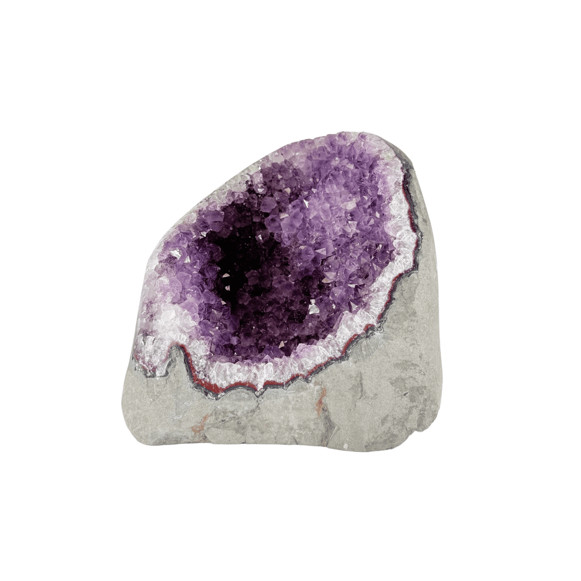Geode di cristallo di ametista naturale-2.005 kg